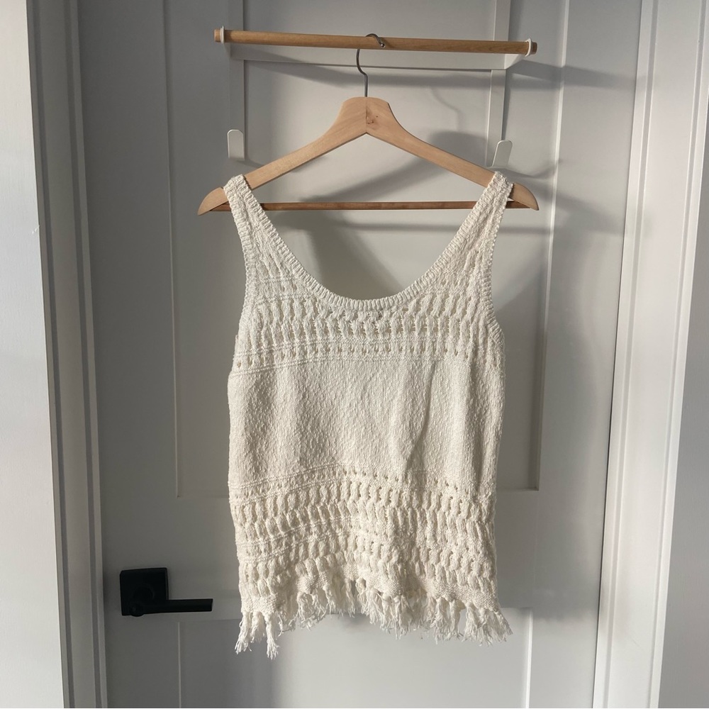 Woven cotton top